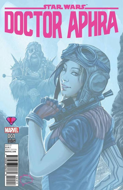 Cover for Doctor Aphra (Marvel, 2017 series) #1 [Brain Trust Exclusive Ashley Witter Pink Logo Variant]
