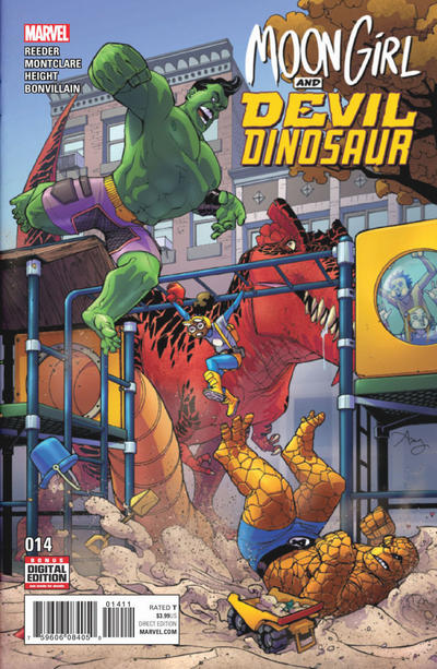 Cover for Moon Girl and Devil Dinosaur (Marvel, 2016 series) #14