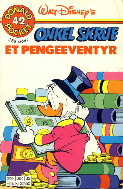 Cover for Donald Pocket (Hjemmet / Egmont, 1968 series) #42 - Onkel Skrue et pengeeventyr [2. opplag]