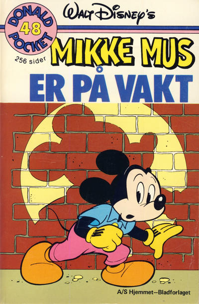 Cover for Donald Pocket (Hjemmet / Egmont, 1968 series) #48 - Mikke Mus er på vakt [1. opplag]