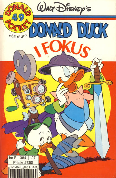 Cover for Donald Pocket (Hjemmet / Egmont, 1968 series) #49 - Donald Duck i fokus [2. utgave bc-F 384 27]