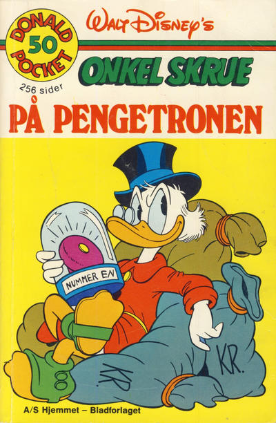 Cover for Donald Pocket (Hjemmet / Egmont, 1968 series) #50 - Onkel Skrue på pengetronen [1. opplag]