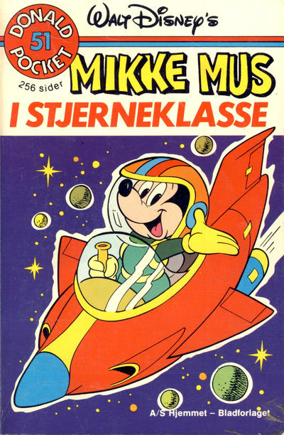 Cover for Donald Pocket (Hjemmet / Egmont, 1968 series) #51 - Mikke Mus i stjerneklasse [1. opplag]