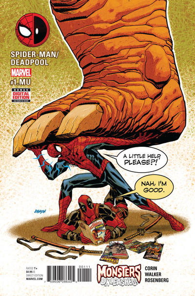 Cover for Spider-Man / Deadpool (Marvel, 2016 series) #1.MU