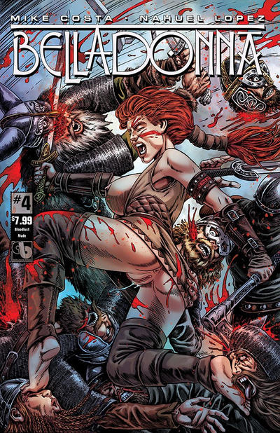 Cover for Belladonna (Avatar Press, 2015 series) #4 [Bloodlust Nude - Raulo Caceres]
