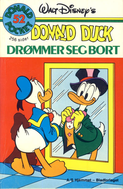 Cover for Donald Pocket (Hjemmet / Egmont, 1968 series) #52 - Donald Duck drømmer seg bort [1. opplag]