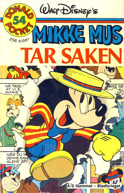 Cover for Donald Pocket (Hjemmet / Egmont, 1968 series) #54 - Mikke Mus tar saken [1. opplag]