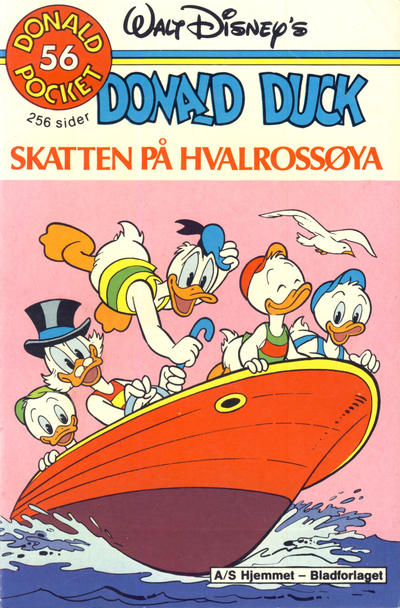 Cover for Donald Pocket (Hjemmet / Egmont, 1968 series) #56 - Donald Duck Skatten på Hvalrossøya [1. opplag]