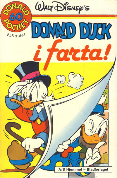 Cover for Donald Pocket (Hjemmet / Egmont, 1968 series) #60 - Donald Duck i farta! [1. opplag]