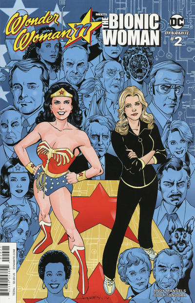 Cover for Wonder Woman '77 Meets the Bionic Woman (Dynamite Entertainment, 2016 series) #2 [Cover B Lopresti]
