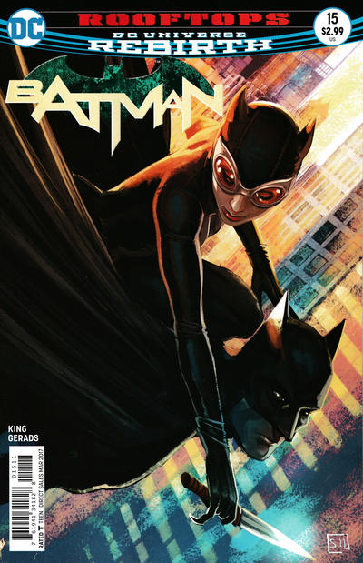 Cover for Batman (DC, 2016 series) #15
