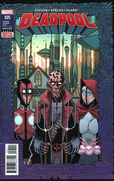 Cover for Deadpool (Marvel, 2016 series) #25