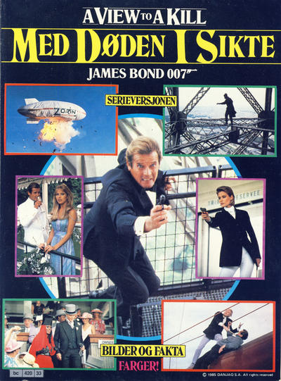 Cover for James Bond Filmalbum (Semic, 1983 series) #[1985] - Med døden i sikte