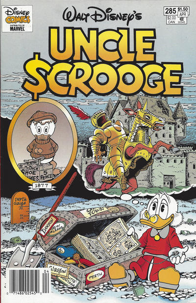 Cover for Walt Disney's Uncle Scrooge (Gladstone, 1993 series) #285 [Newsstand]