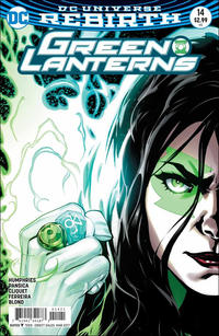 Cover Thumbnail for Green Lanterns (DC, 2016 series) #14 [Emanuela Lupacchino Variant Cover]