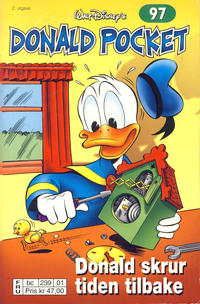 Cover Thumbnail for Donald Pocket (Hjemmet / Egmont, 1968 series) #97 - Donald skrur tiden tilbake [2. utgave bc 239 01]