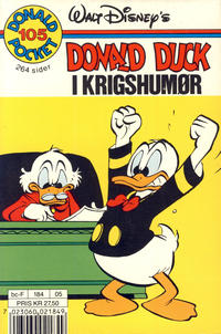 Cover Thumbnail for Donald Pocket (Hjemmet / Egmont, 1968 series) #105 - Donald Duck i krigshumør [1. opplag]