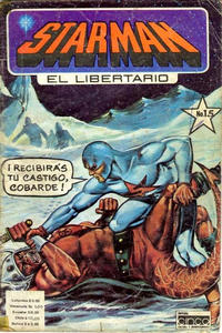 Cover Thumbnail for Starman El Libertario (Editora Cinco, 1970 ? series) #15