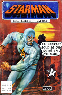 Cover Thumbnail for Starman El Libertario (Editora Cinco, 1970 ? series) #20