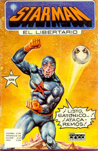 Cover Thumbnail for Starman El Libertario (Editora Cinco, 1970 ? series) #129