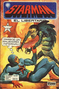 Cover Thumbnail for Starman El Libertario (Editora Cinco, 1970 ? series) #182