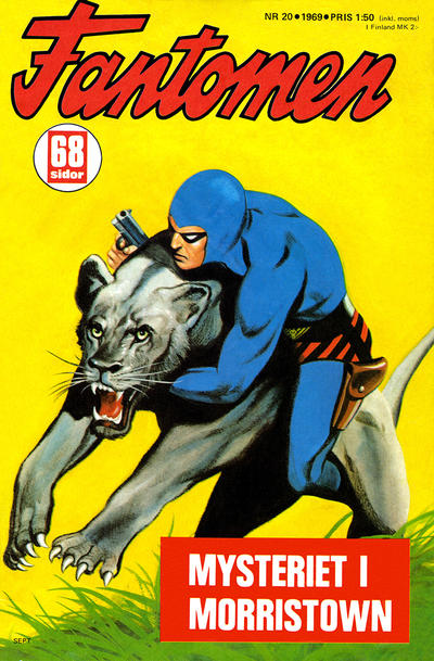 Cover for Fantomen (Semic, 1958 series) #20/1969
