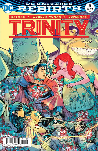 Cover for Trinity (DC, 2016 series) #5 [Francis Manapul Cover Variant]