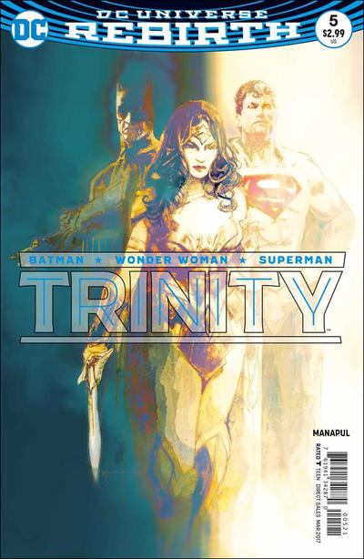 Cover for Trinity (DC, 2016 series) #5 [Francis Manapul Cover Variant]