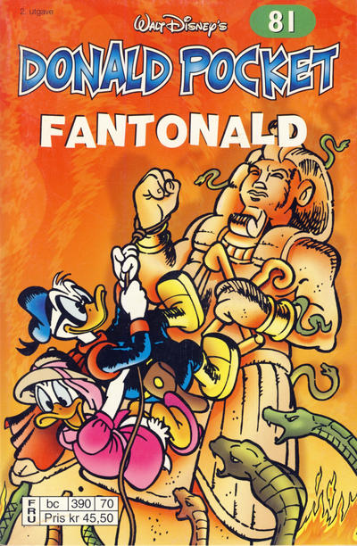 Cover for Donald Pocket (Hjemmet / Egmont, 1968 series) #81 - Fantonald [2. utgave bc 390 70]