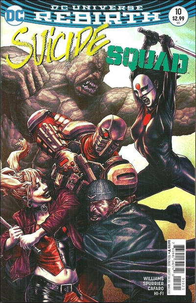 Cover for Suicide Squad (DC, 2016 series) #10 [Giuseppe Cafaro Cover]
