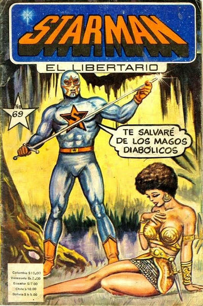 Cover for Starman El Libertario (Editora Cinco, 1970 ? series) #69