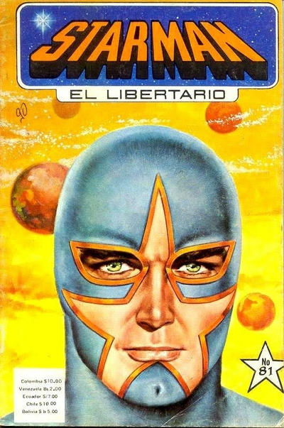 Cover for Starman El Libertario (Editora Cinco, 1970 ? series) #81