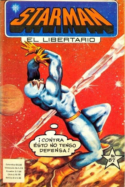 Cover for Starman El Libertario (Editora Cinco, 1970 ? series) #87