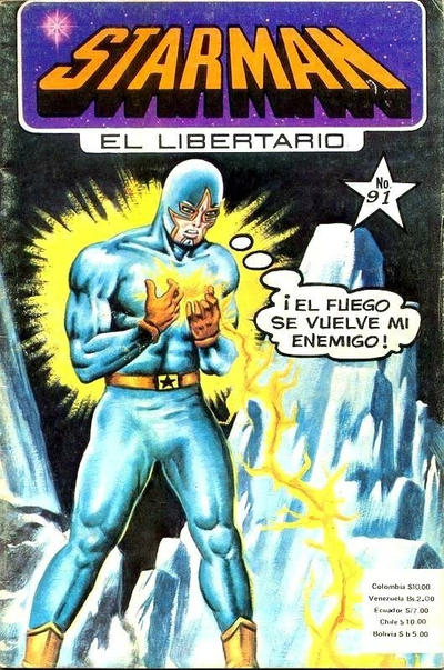 Cover for Starman El Libertario (Editora Cinco, 1970 ? series) #91