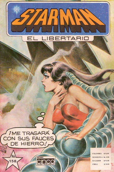 Cover for Starman El Libertario (Editora Cinco, 1970 ? series) #158