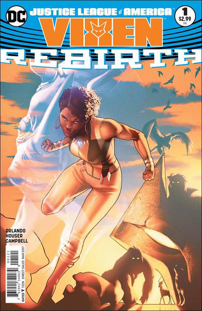 Cover for Justice League of America: Vixen - Rebirth (DC, 2017 series) #1