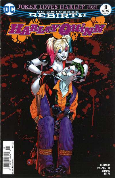 Cover for Harley Quinn (DC, 2016 series) #11 [Newsstand]