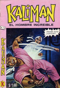 Cover Thumbnail for Kalimán El Hombre Increíble (Promotora K, 1965 series) #170