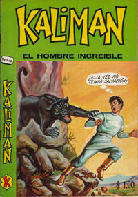 Cover Thumbnail for Kalimán El Hombre Increíble (Promotora K, 1965 series) #219
