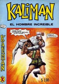 Cover Thumbnail for Kalimán El Hombre Increíble (Promotora K, 1965 series) #257