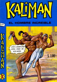 Cover Thumbnail for Kalimán El Hombre Increíble (Promotora K, 1965 series) #275
