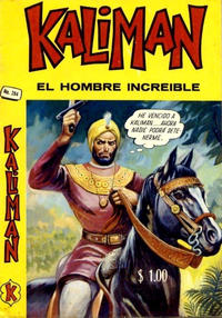 Cover Thumbnail for Kalimán El Hombre Increíble (Promotora K, 1965 series) #284