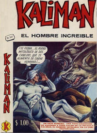 Cover Thumbnail for Kalimán El Hombre Increíble (Promotora K, 1965 series) #347