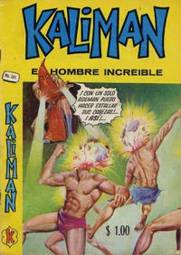 Cover Thumbnail for Kalimán El Hombre Increíble (Promotora K, 1965 series) #381