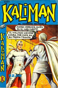 Cover Thumbnail for Kalimán El Hombre Increíble (Promotora K, 1965 series) #660