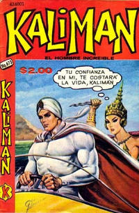 Cover Thumbnail for Kalimán El Hombre Increíble (Promotora K, 1965 series) #673