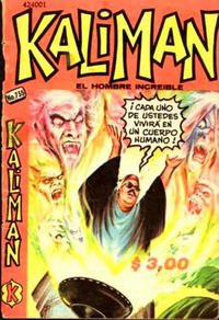 Cover Thumbnail for Kalimán El Hombre Increíble (Promotora K, 1965 series) #735