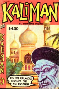 Cover Thumbnail for Kalimán El Hombre Increíble (Promotora K, 1965 series) #770