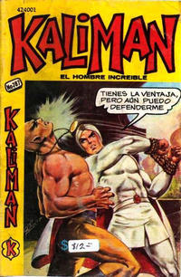 Cover Thumbnail for Kalimán El Hombre Increíble (Promotora K, 1965 series) #787