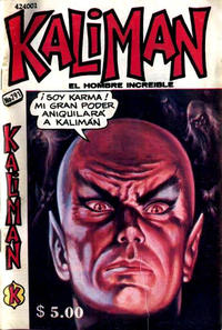 Cover Thumbnail for Kalimán El Hombre Increíble (Promotora K, 1965 series) #791